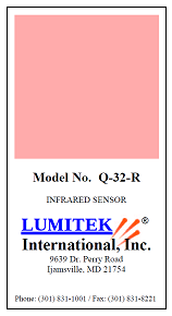 LUMITEK紅外顯示卡,LUMITEK Q-32-R紅外顯示卡