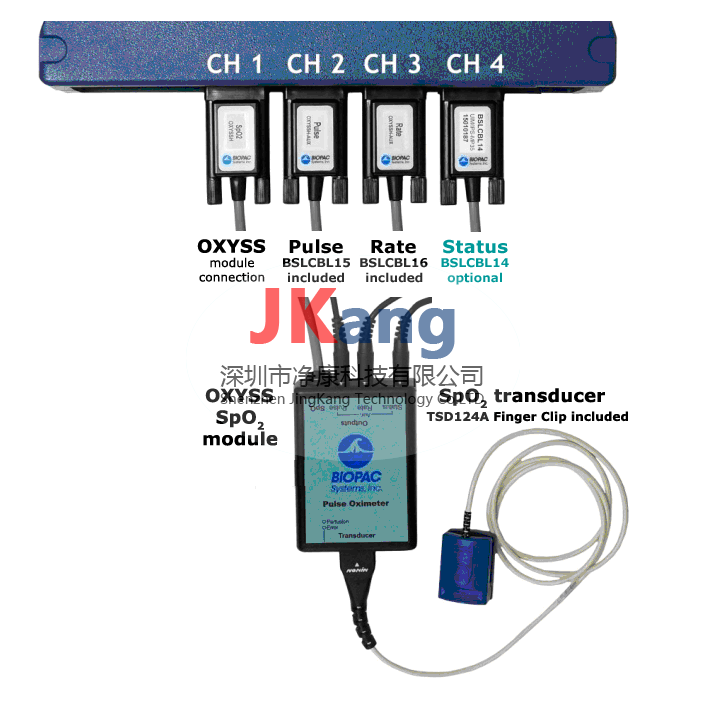 OXYSSH-SYS無創(chuàng)脈搏血氧儀,美國BIOPAC OXYSSH-SYS人體脈搏血氧儀（SPO2）系統(tǒng)